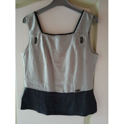 Débardeur Femme Taille 38/40 "Col Claudine"