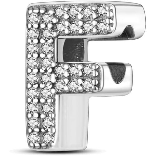 Eryi-Charme Pearl En Forme De Lettre De A À Z Pour Bracelet, En Argent Sterling 925, Compatible Avec Les Bracelets Et Colliers Pandora, Compatible Avec Les Bracelets Européens Pour Femmes Et Filles X