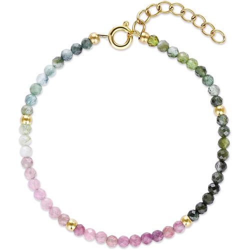Eryi-Bracelet Femme Original Avec Petits Cristaux. Bracelet En Acier Chirurgical Plaqué Or/Argent Pour Femme, Fille, Idéal Pour Un Cadeau De Fête Des Mères, Un Anniversaire. Bijoux Femme