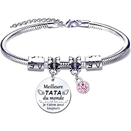 Eryi-Bracelet Cadeau Pour Tata - Noël Et Anniversaire - Bijou Femme