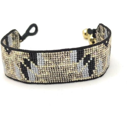 Eryi-Bracelet Femme Miyuki | Bracelet Élégant En Perles Miyuki En Cristal Brillant Pour Femmes Et Hommes | Fermeture Dorée