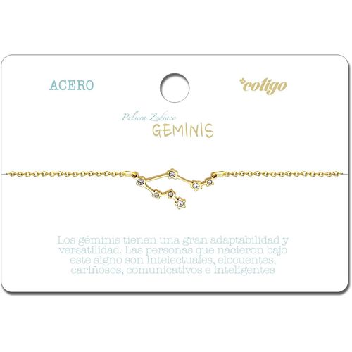 Eryi-, Bracelet Signe Du Zodiaque En Acier Inoxydable, Bracelet Horoscope Avec Zircone, Constellations Bijoux Astrologie Pour Femme - 12 Unités