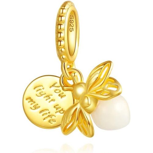 Eryi-Charmes Animaux Personnages Vie Pour Bracelets - Charms De Perles Ajourées En Argent Sterling 925, Charmes De Coeur D'amour Pour Bracelets Et Colliers Pour Femmes Filles