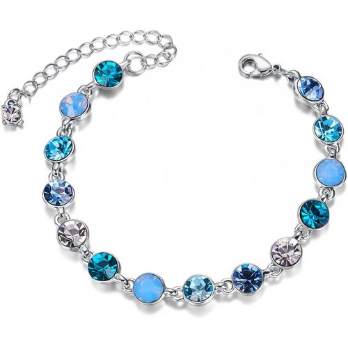 Eryi-Bracelet En Cristal Bracelet Cristal Brillant Bracelet En Cristal Réglable Bracelet En Cristal Autrichien Pour Femme