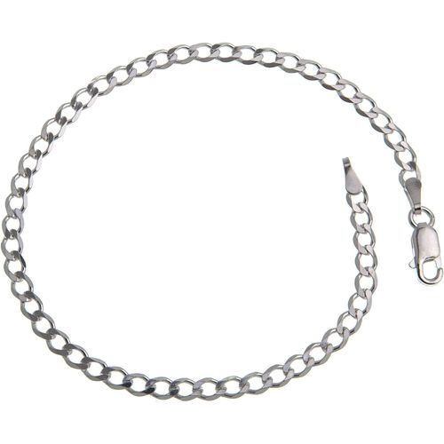 Eryi--Store Bracelet Courbe, Gourmette - 3mm, Bracelet En Argent 925/1000 - Longueur 16cm-25cm