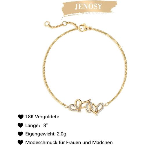 Eryi-Bracelet Plaqué Or 14 Carats Pour Femme