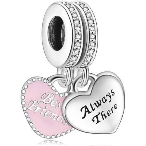 Eryi-Charm Mère Fille Famille Amis Pour Femme Argent Sterling 925 Breloque Bracelets Colliers Pendentifs