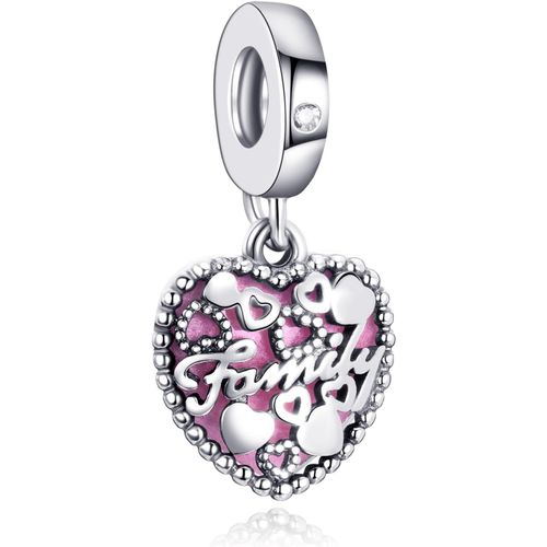 Eryi-Charm Mère Fille Famille Amis Pour Femme Argent Sterling 925 Breloque Bracelets Colliers Pendentifs