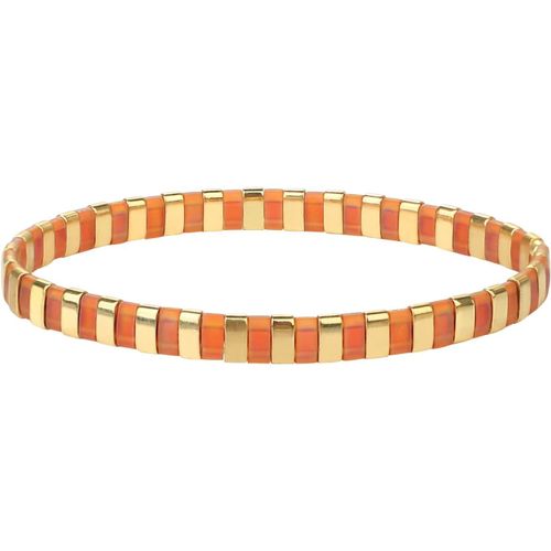 Eryi-Tila Bracelets Extensibles En Perles Bracelets D'amitié Couleurés Bijoux Empilables Femmes Bangles
