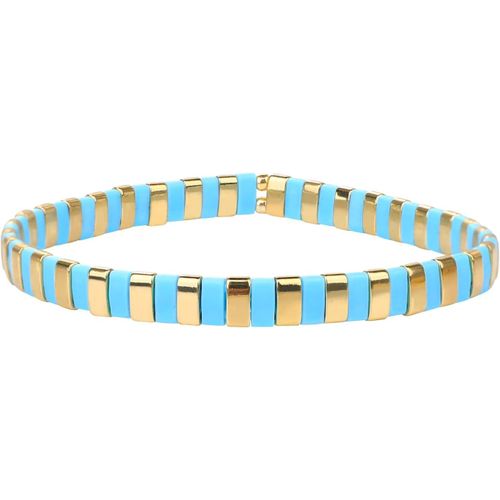 Eryi-Tila Bracelets Extensibles En Perles Bracelets D'amitié Couleurés Bijoux Empilables Femmes Bangles