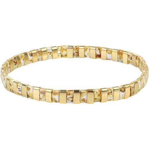 Eryi-Tila Bracelets Extensibles En Perles Bracelets D'amitié Couleurés Bijoux Empilables Femmes Bangles
