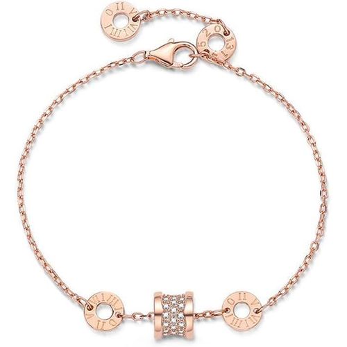 Eryi-Bracelet Femme Chiffres Romains Plaqué Or Rose Cubic Zirconia Taille Réglable Bijoux Pour Cadeau D'anniversaire Cadeau Fête Des Mères Bijoux