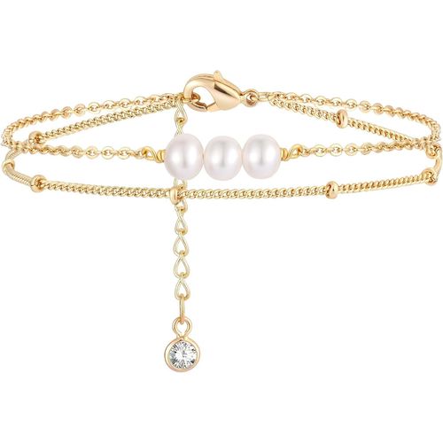 Eryi-Bracelet Plaqué Or 14 Carats Pour Femme