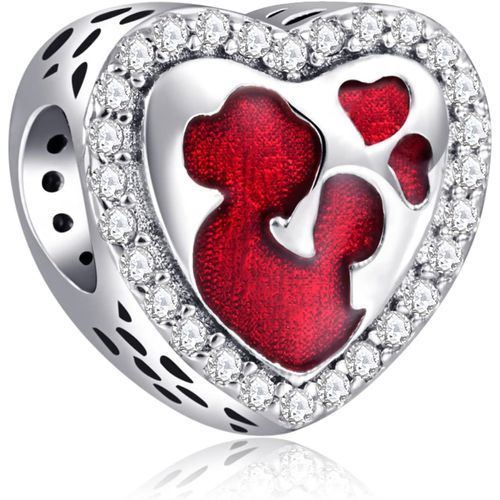 Eryi-Charm Mère Fille Famille Amis Pour Femme Argent Sterling 925 Breloque Bracelets Colliers Pendentifs