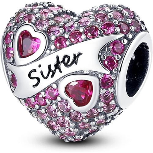 Eryi-Charm Mère Fille Famille Amis Pour Femme Argent Sterling 925 Breloque Bracelets Colliers Pendentifs