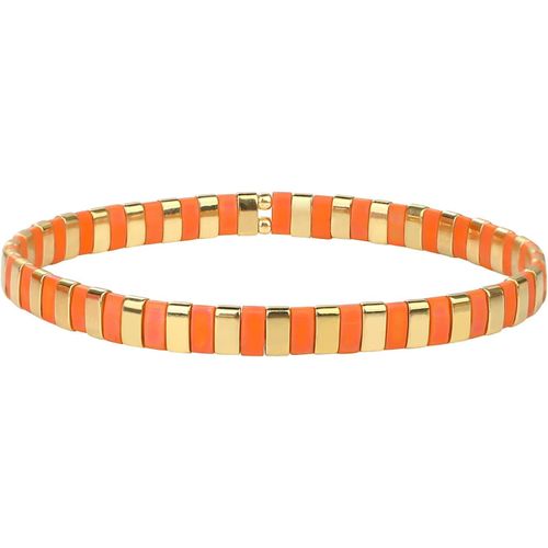 Eryi-Tila Bracelets Extensibles En Perles Bracelets D'amitié Couleurés Bijoux Empilables Femmes Bangles