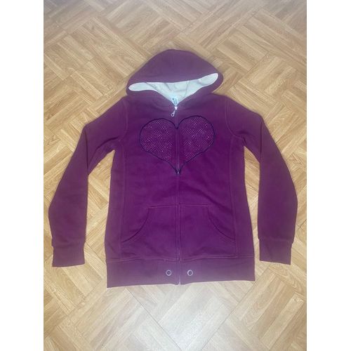 Veste Polaire À Capuche Violet C&a