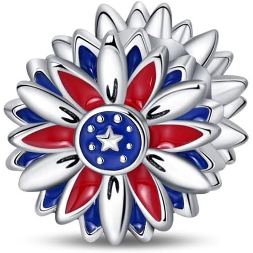 Eryi-Femmes Charms 925 Charms En Argent Sterling Avec Des Perles De Fleurs,Compatible Avec Les Charms Européens Pour Les Femmes Filles Bracelets Pandora