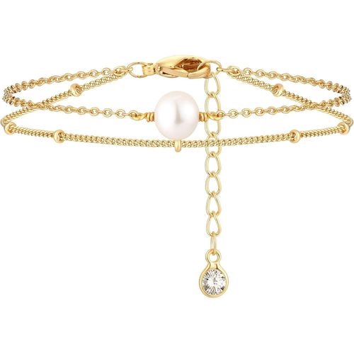 Eryi-Bracelet Plaqué Or 14 Carats Pour Femme