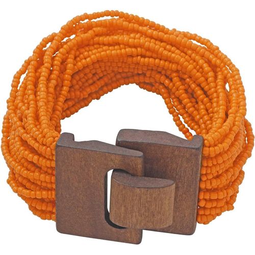 Eryi-Bracelet Large Avec Perles De Rocaille Multicouches Pour Femme (Br1167) - Alliage - Br1167 - Fuchsia - Br-1029
