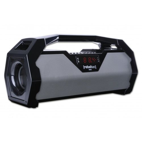 Rebeltec Haut-parleur Rebeltec RBLGLO00012 (12?h, Fonctionnement sur batterie), Enceinte Bluetooth, Noir