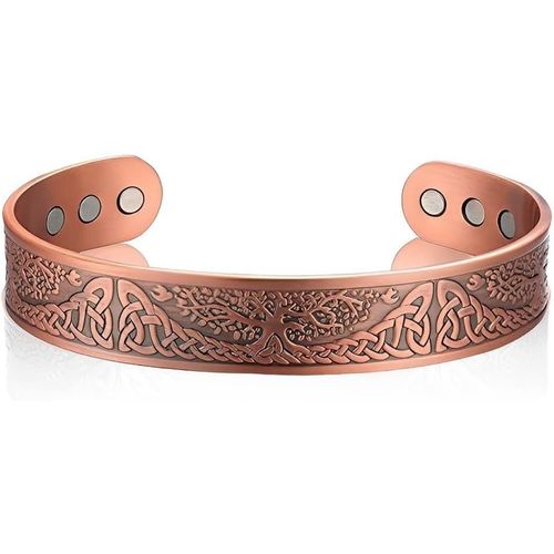 Eryi-Bracelet Magnétique Bracelet Femme Bracelet Cuivre Magnétique Bracelets Pour Femme Bracelet En Cuivre Femme Bracelet En Cuivre Pour Femme Bracelet Avec 6 Aimants¿A¿