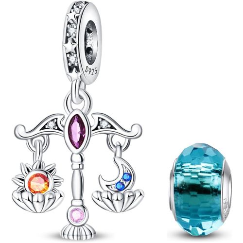 Eryi-Argent 925 Sterling Rose Fleur Charme Carte Tarot Pendentif Bead Charms Femme Pour Fit Pandora Bracelets Européens Colliers Bijoux Saint-Valentin Cadeau
