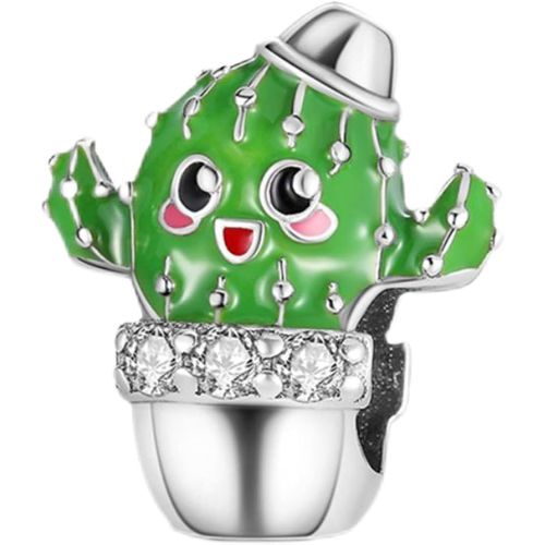 Eryi-Abalorio Charms Argent Sterling 925 Breloque Pendentif Elephant Leaf Butterfly Car Dangle Charm Bead Compatible Pour Femmes Filles Européen Bracelets Colliers