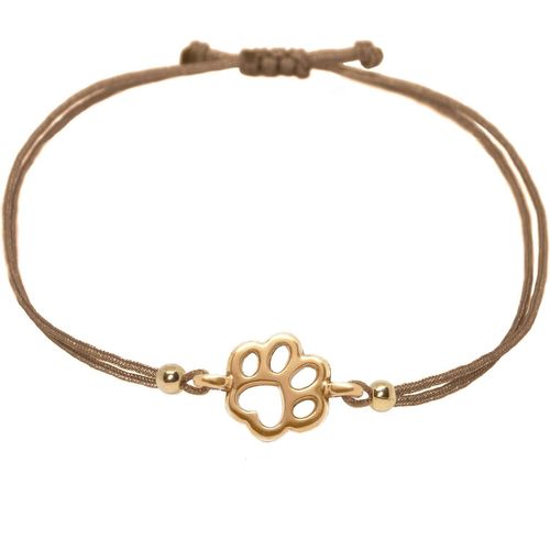 Eryi-Bracelet Pour Femme En Macramé Avec Patte En Or Rose - Taille Réglable - Avec Emballage Cadeau