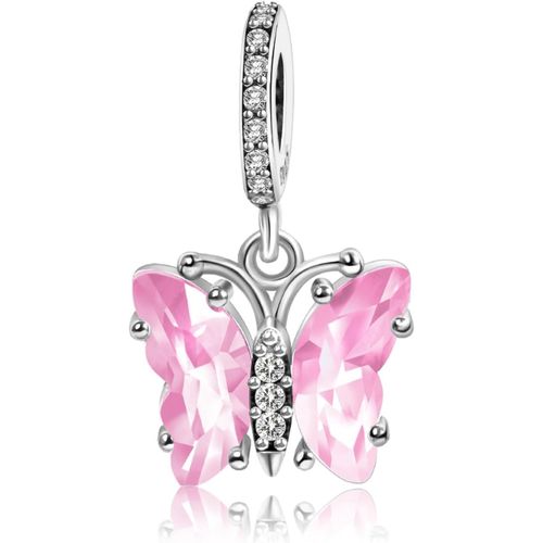 Eryi-Charms Mignon Personnage De Dessin Animé Et Animal 925 Bracelet En Argent Sterling Et Collier Pendentif Perles Bijoux Cadeaux Pour Les Femmes