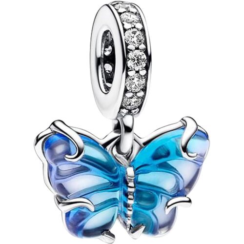 Eryi-Charms Mignon Personnage De Dessin Animé Et Animal 925 Bracelet En Argent Sterling Et Collier Pendentif Perles Bijoux Cadeaux Pour Les Femmes