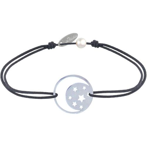Eryi-- Bracelet Lien Médaille Argent 925 Lune Et Etoiles