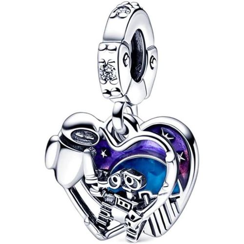 Eryi-Charmes Animaux Personnages Vie Pour Bracelets - Charms De Perles Ajourées En Argent Sterling 925, Charmes De Coeur D'amour Pour Bracelets Et Colliers Pour Femmes Filles