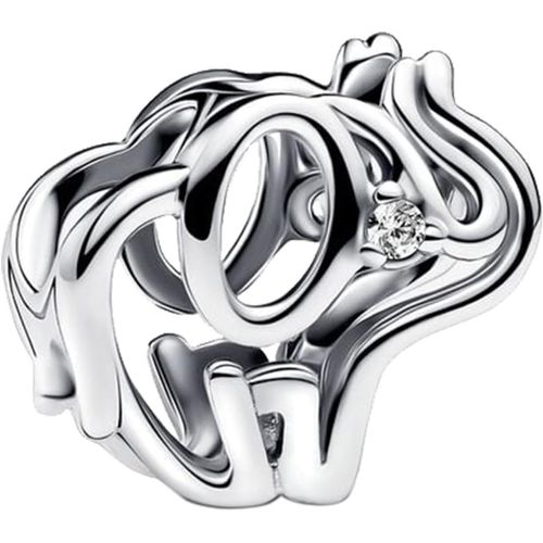 Eryi-Charms Mignon Personnage De Dessin Animé Et Animal 925 Bracelet En Argent Sterling Et Collier Pendentif Perles Bijoux Cadeaux Pour Les Femmes