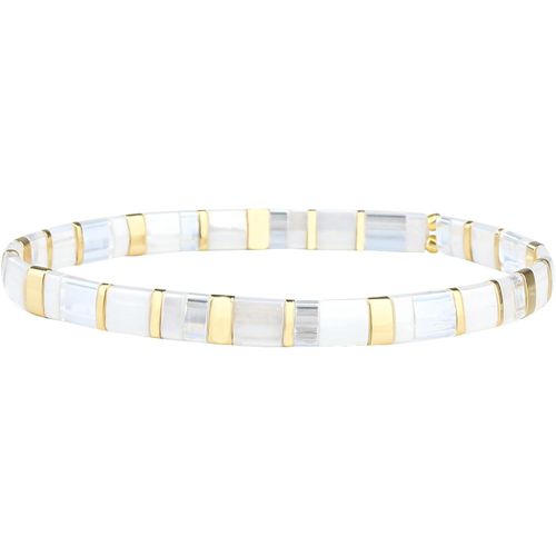 Eryi-Bracelets Femme Tila Beads Miyuki Beads Golden Beads Elastic Wrap For Adjustment Stackable Fashion Jewelry Set For Women