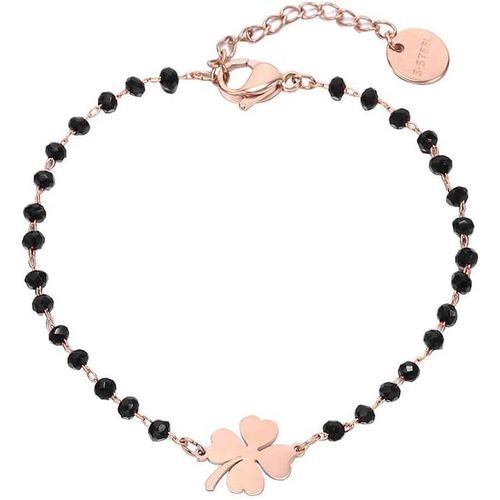 Eryi-Bracelet Étoile En Cristal Pour Femme, Bracelet En Chaîne En Acier Inoxydable Plaqué Or Rose Et Argent, Bracelet De Perles De Charme