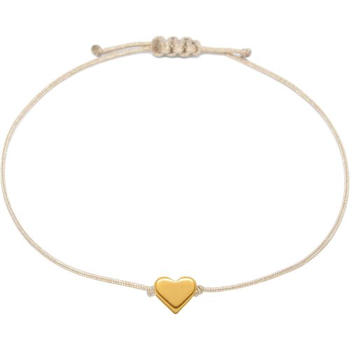 Eryi-Bracelet Pour Femme En Macramé Avec C?ur Doré - Taille Réglable - Fabriqué À La Main - Avec Emballage Cadeau