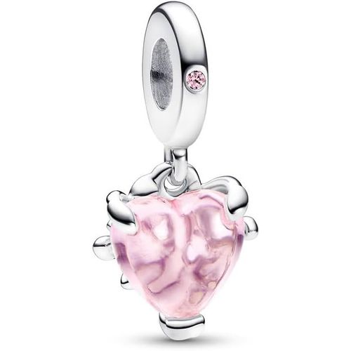 Eryi-Femme Charms-Famille Amour Animaux Argent Sterling 925 Pendentif Avec Zircon Cubique Pour Bracelet