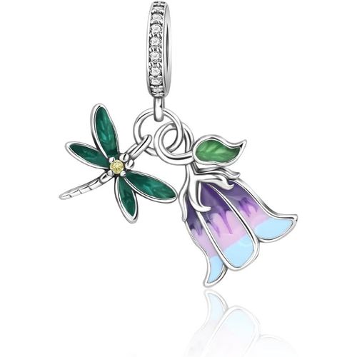 Eryi-Charmes Animaux Personnages Vie Pour Bracelets - Charms De Perles Ajourées En Argent Sterling 925, Charmes De Coeur D'amour Pour Bracelets Et Colliers Pour Femmes Filles
