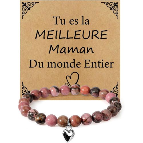 Eryi-Cadeau Maman Noel,Cadeau Pour Maman,Bracelet Maman,Cadeau Noel Maman,Cadeaux Maman,Idee Cadeau Fete Des Meres Personnalisé,Cadeau Fête Des Mères,Cadeaux Fete Des Mere,Cadeau Pour La Fête Des Mèr