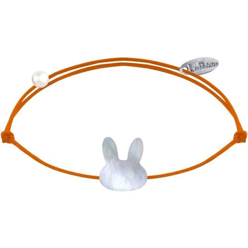 Eryi-- Bracelet Lien Tête De Lapin En Nacre