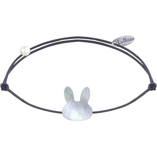 Eryi-- Bracelet Lien Tête De Lapin En Nacre