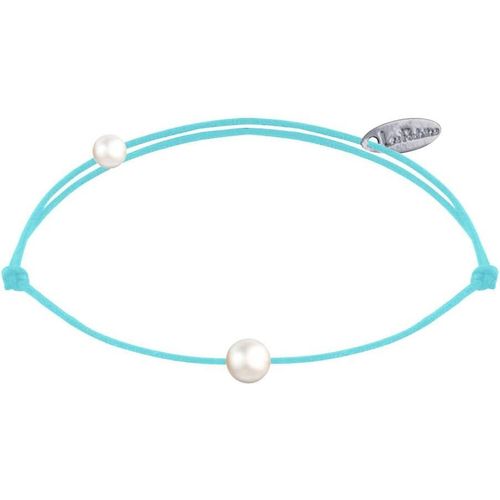 Eryi-- Bracelet Lien Petite Perle Blanche