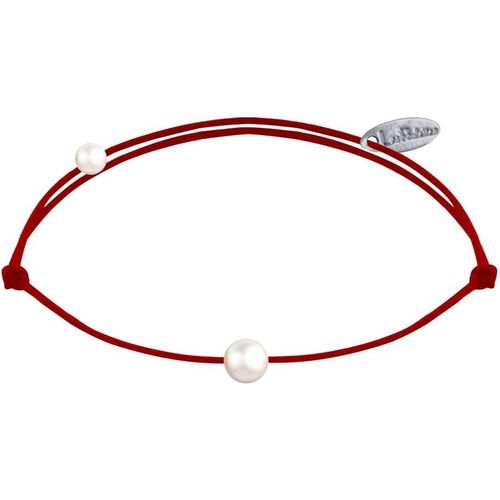 Eryi-- Bracelet Lien Petite Perle Blanche