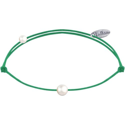 Eryi-- Bracelet Lien Petite Perle Blanche