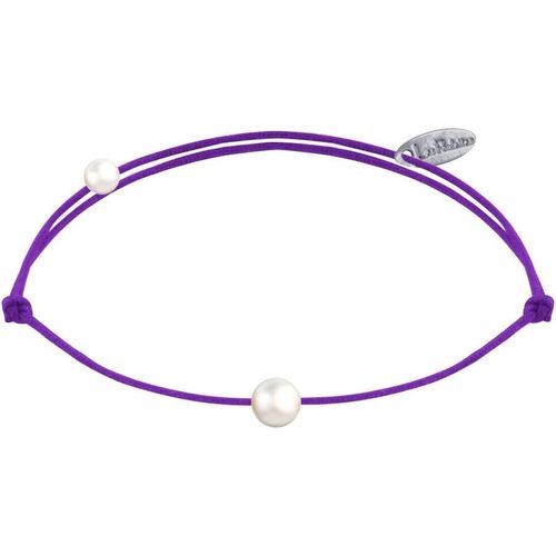 Eryi-- Bracelet Lien Petite Perle Blanche