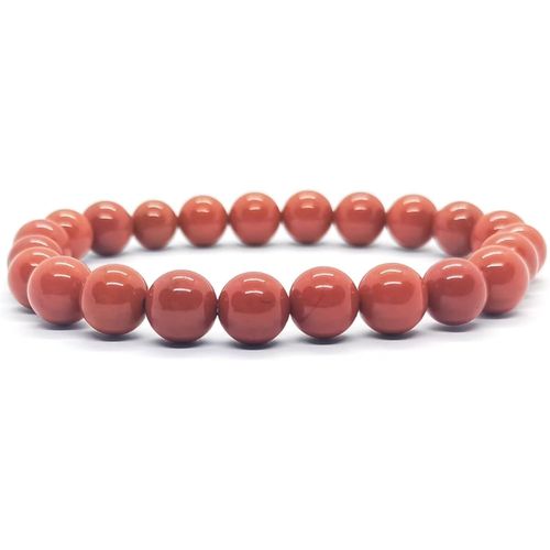 Eryi-- Bracelet Élastique Pierre Naturelle De Qualité 8mm Protection Lithothérapie Bien Etre Bijou Hommes Et Femmes Cadeau Spirituel