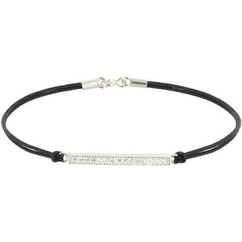 Eryi-- Bracelet Lien Barrette Argent 925 Et Strass - Classics