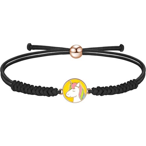 Eryi-Bracelet Corde Pour Femme, Bracelet Porte-Bonheur Réglable, Saint Valentin Anniversaire Anniversaire Graduation Cadeau Pour Petite Amie Femmes Filles