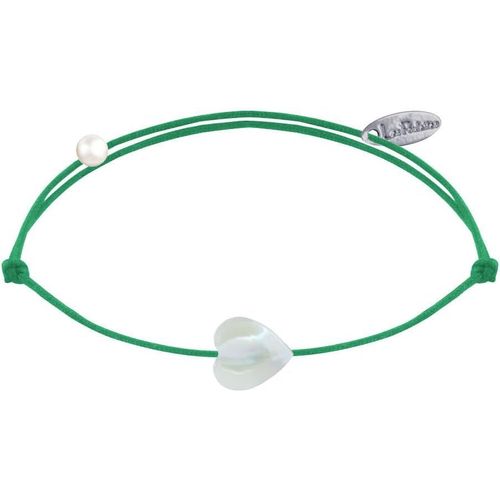 Eryi-- Bracelet Lien Mini Coeur En Nacre